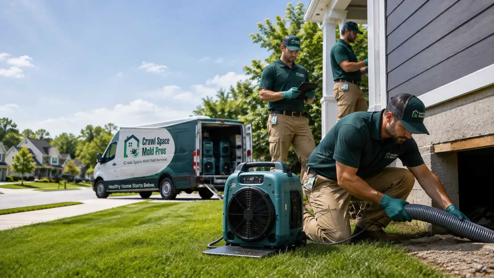 Crawl Space Mold Removal in West Union, MN